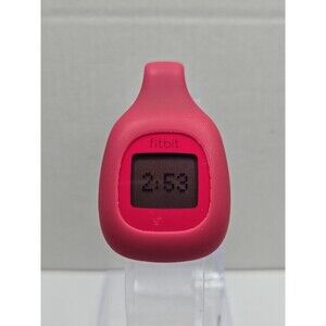 Fitbit Zip FB301C Clip Activity Tracker Pink Tested New Battery Works Good